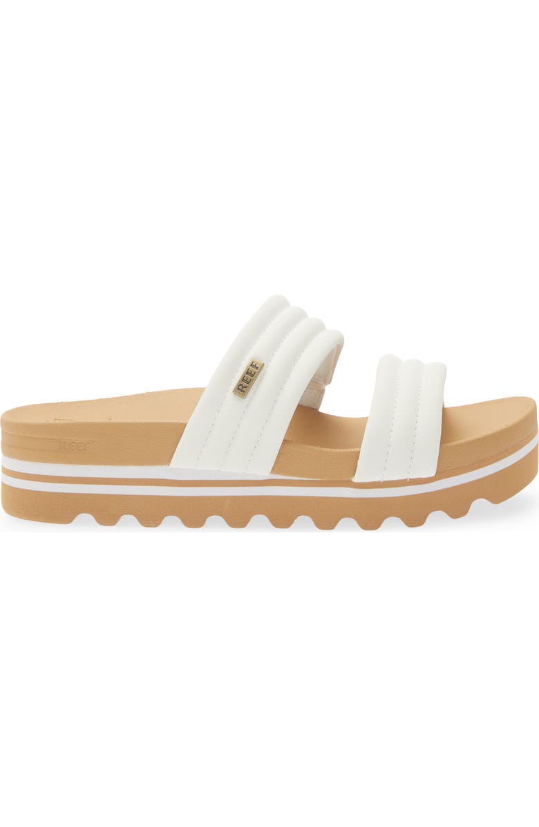 Reef Kaia 2 Bar Slide Sandal, Alternate, color, White