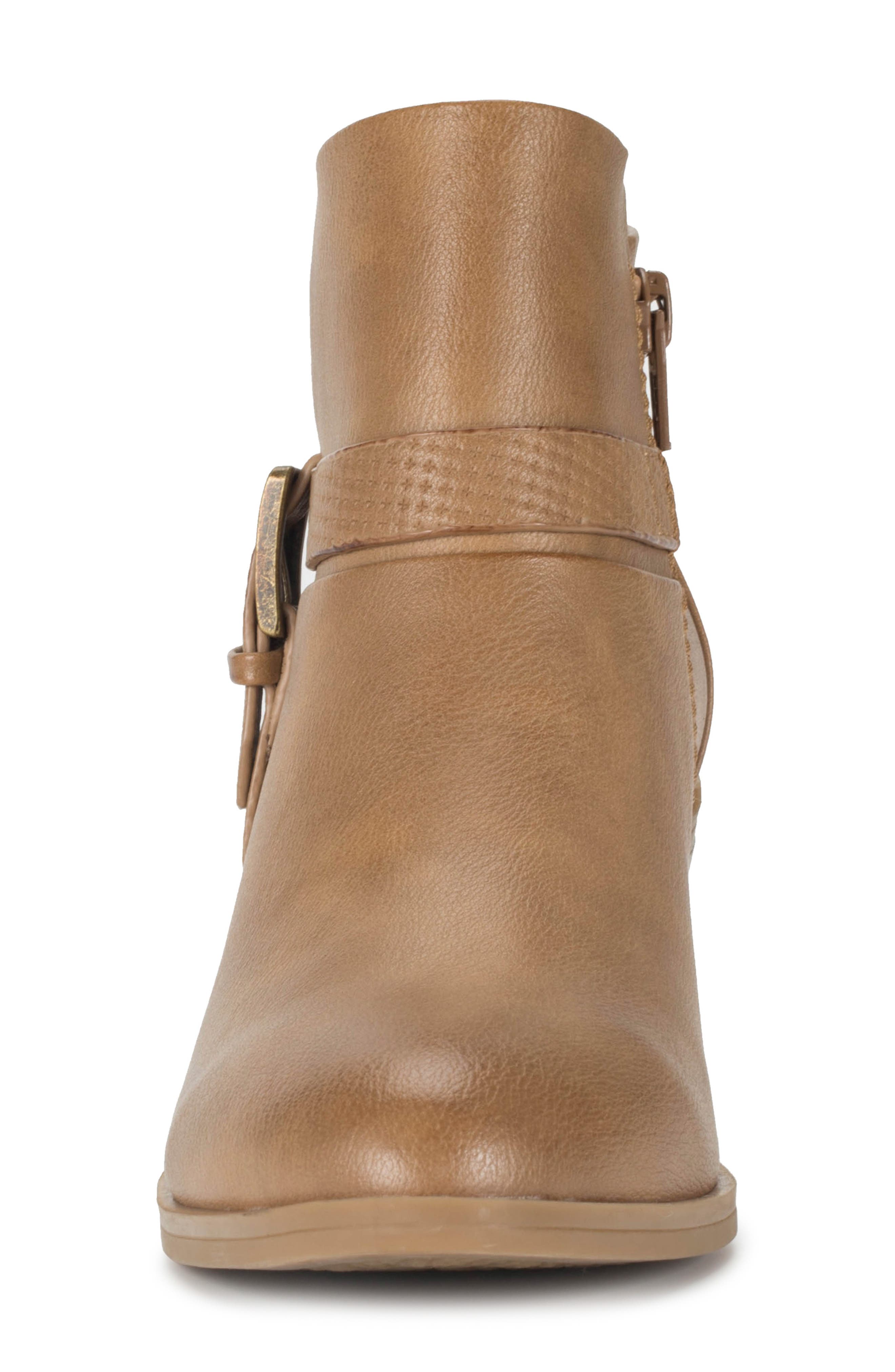 Baretraps Origins Santos Waterproof Block Heel Bootie, Alternate, color, Salted Caramel