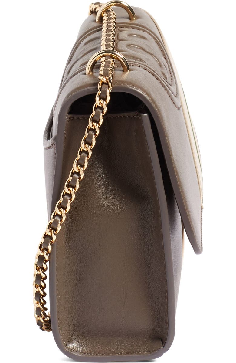 Tory Burch 'Fleming Stripe' Convertible Crossbody Bag, Alternate, color,