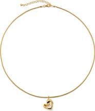 Monica Vinader Infinity Heart Pendant Necklace