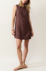 Marine Layer Cora Linen Blend Minidress