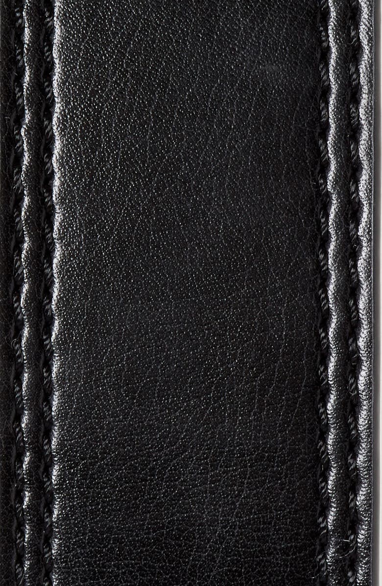 Stella McCartney Logo Buckle Faux Leather Belt, Alternate, color, 