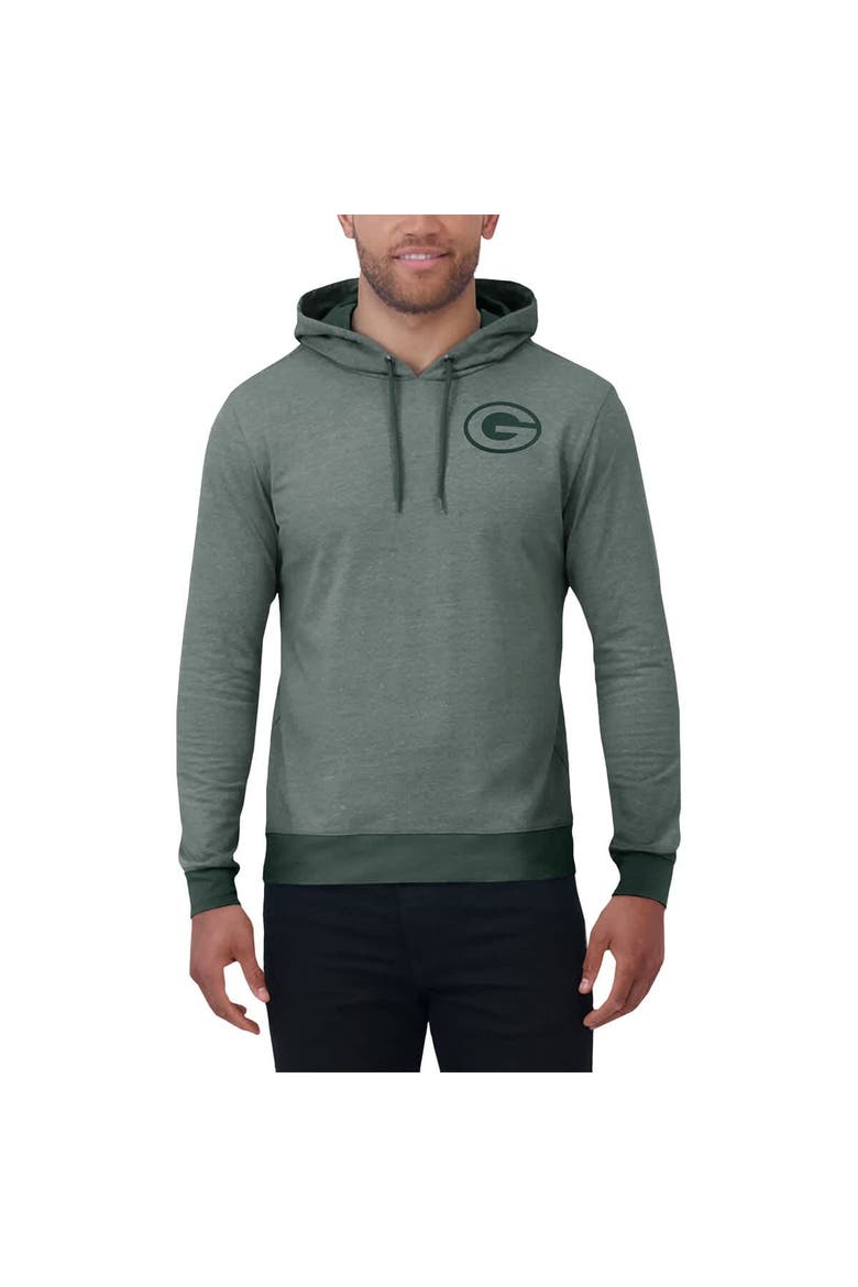 Men's Darius Rucker Collection by Fanatics Green Green Bay Packers Tonal Knit Pullover Hoodie, Alternate, color, Green