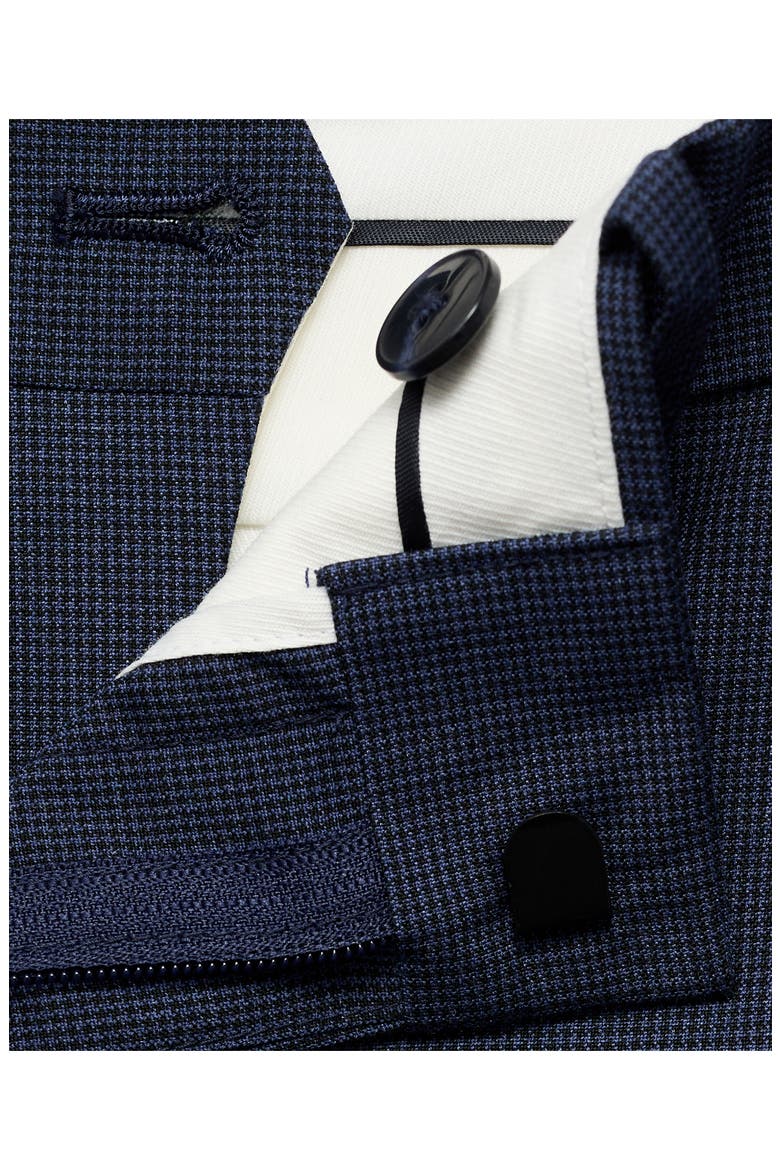 Slim Fit Flat Front Pants, Alternate, color, INK BLUE