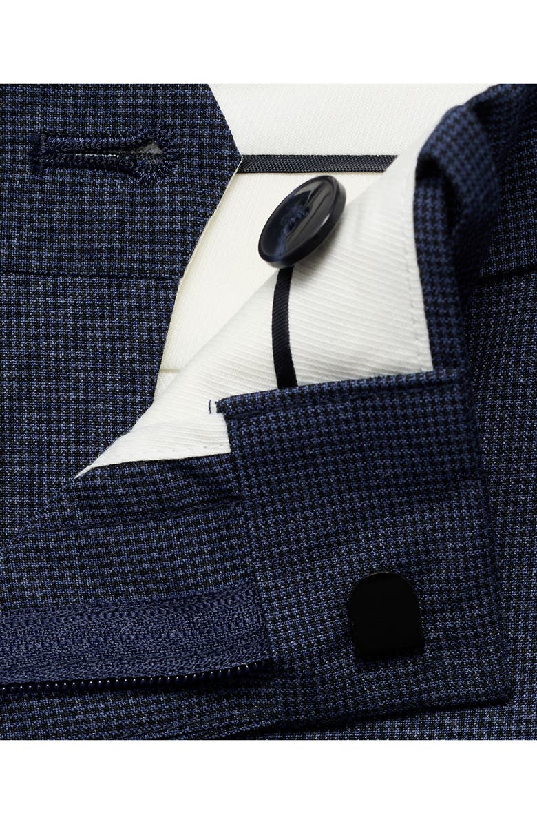 MANGO Slim Fit Flat Front Pants, Alternate, color, Ink Blue