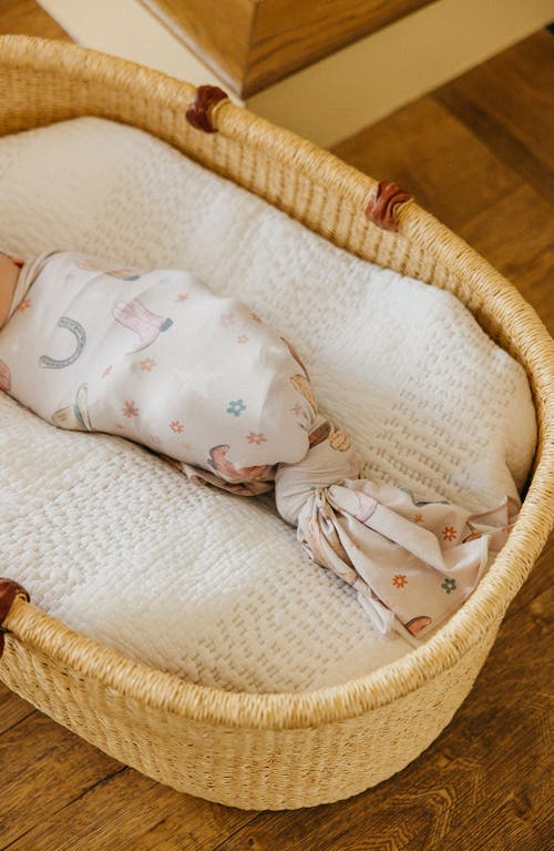 Copper Pearl Cheyenne Swaddle Blanket In Pink
