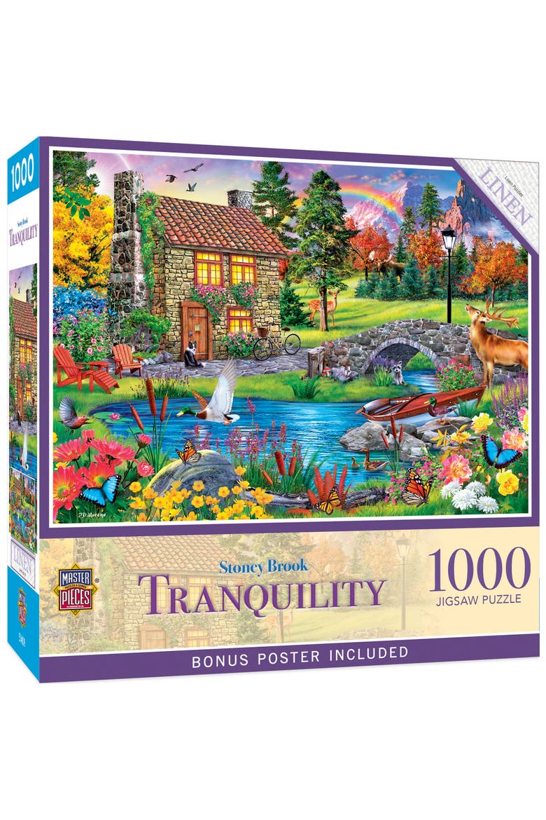 Stoney Brook Cottage 1000 Piece Puzzle, Main, color, Multicolor