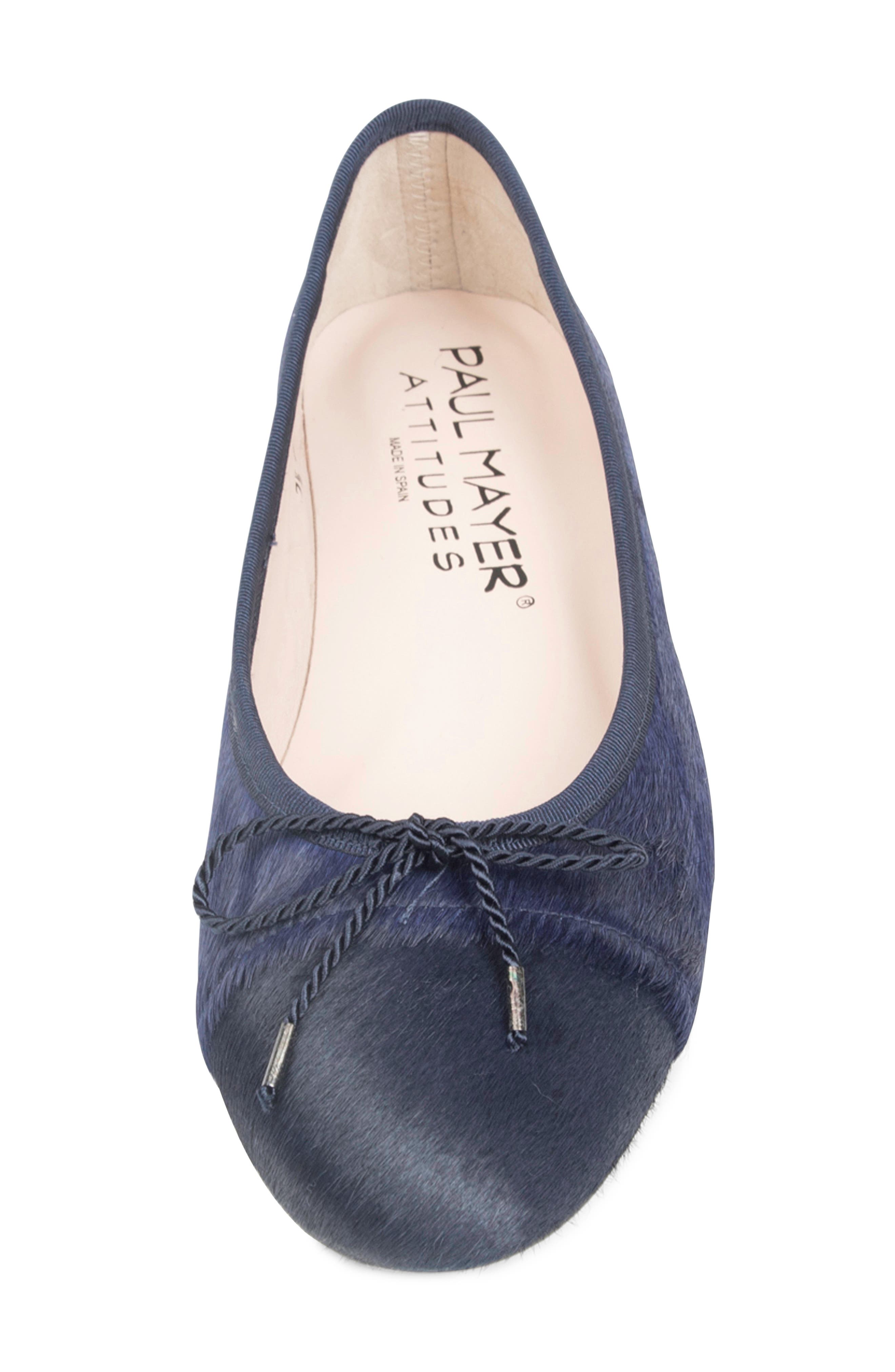 Best Genuine Calf Hair Ballet Flat, Alternate, color, NAVY HAIRCALF