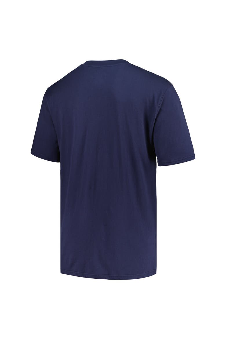Men's Fanatics Branded Navy/Light Blue Memphis Grizzlies Big & Tall Short Sleeve & Long Sleeve T-Shirt Set, Alternate, color, Navy