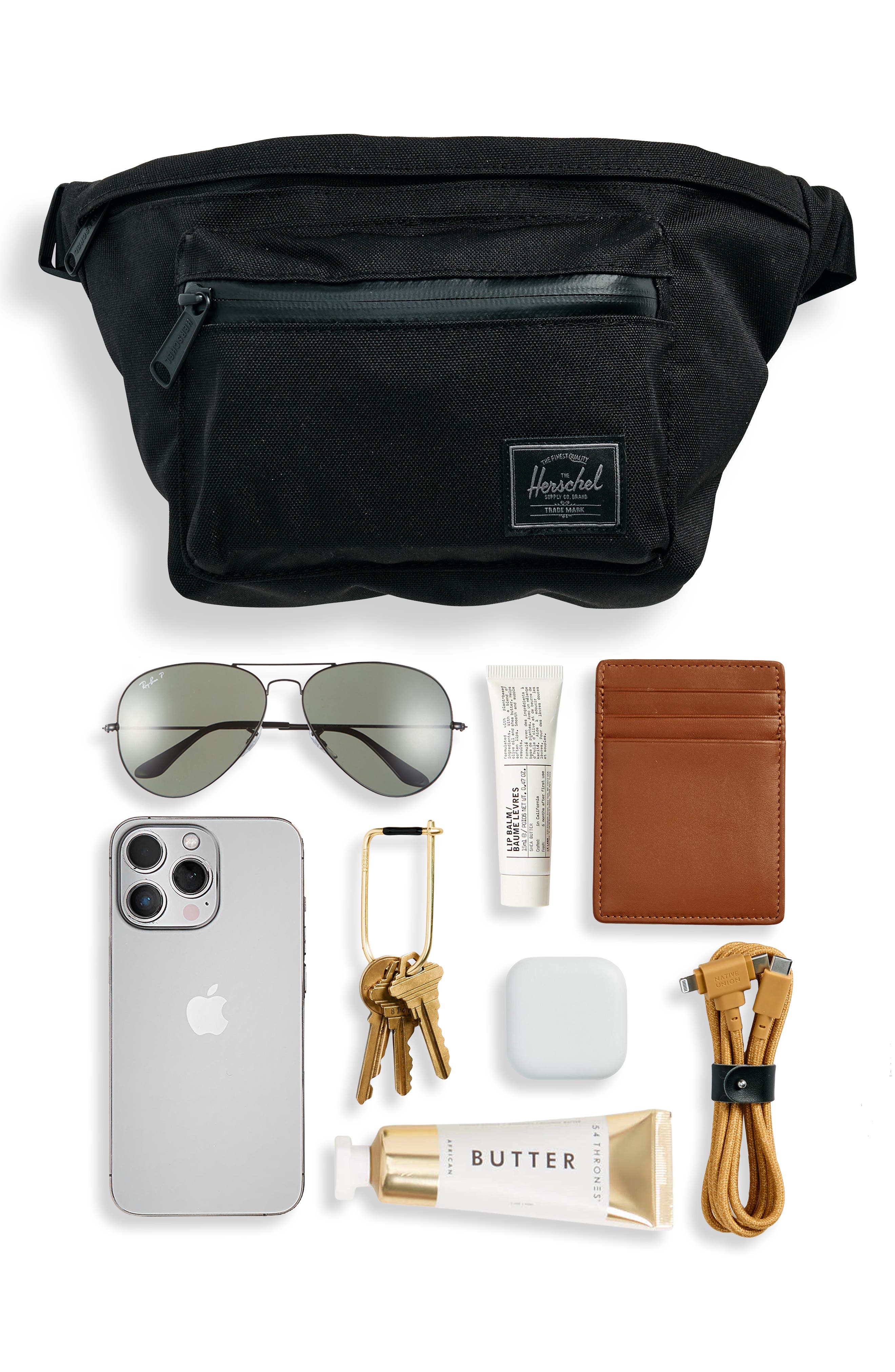 Pop Quiz Belt Bag, Alternate, color, BLACK TONAL