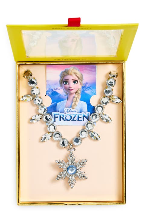Disney® Frozen Elsa Spinning Snowflake Necklace