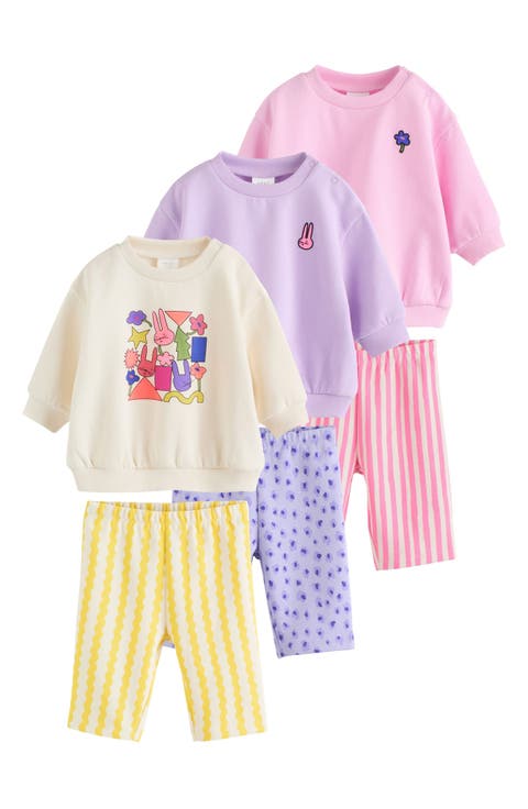6-Pack Assorted Sweatshirt & Leggings Set (Baby)