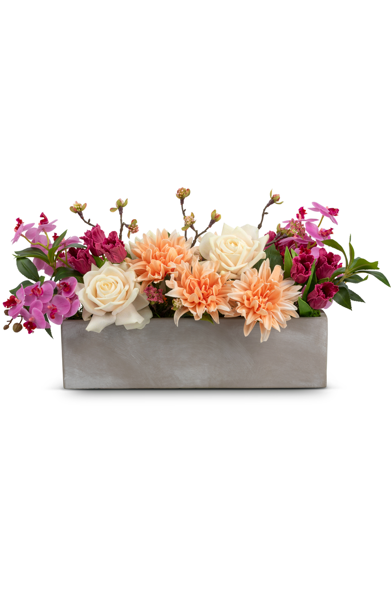 CocoBella Francesca RealTouch Mixed Floral Centerpiece, Main, color, Multicolor