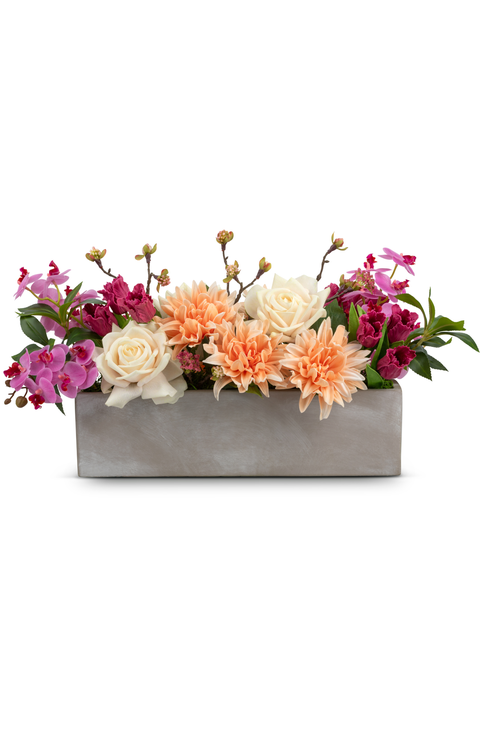 Francesca RealTouch Mixed Floral Centerpiece