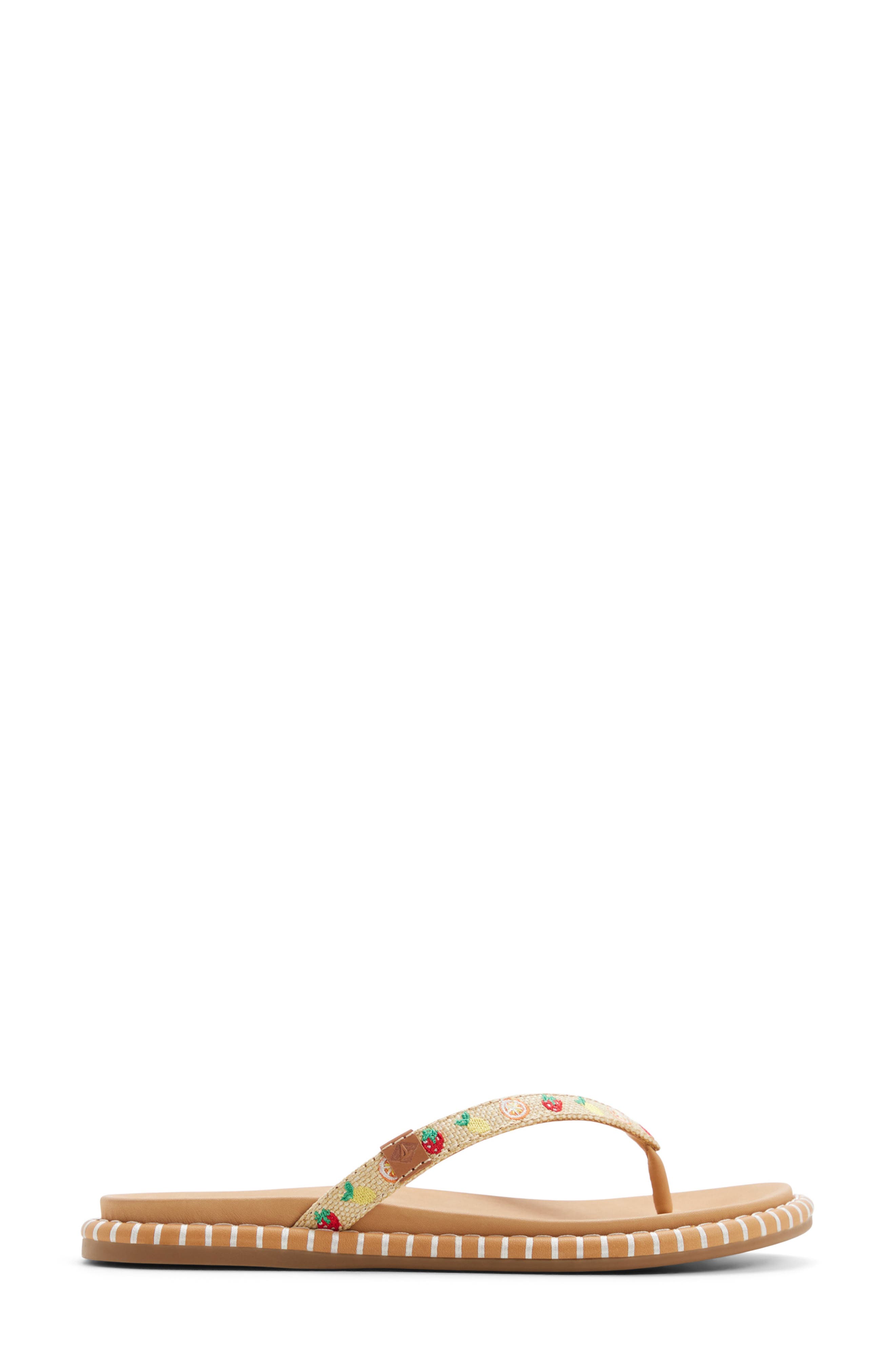 Sperry Isla Flip Flop, Alternate, color, Beige Assorted