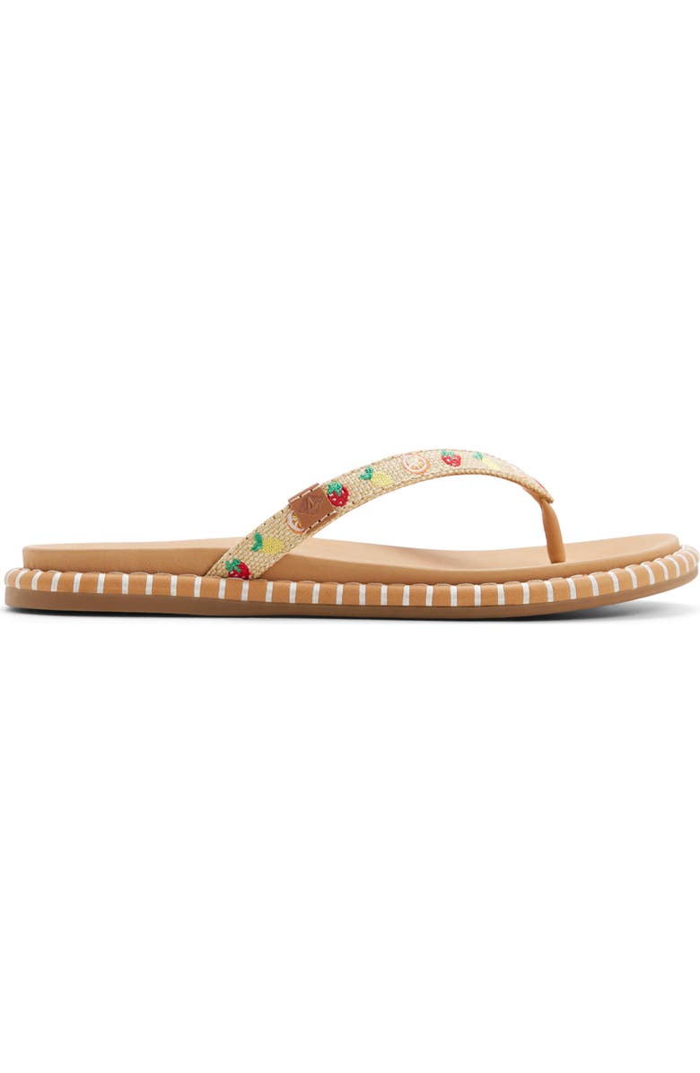 Sperry Isla Flip Flop, Alternate, color, Beige Assorted