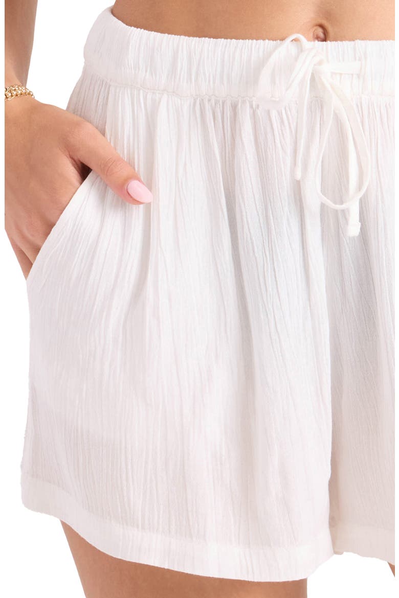 Stone Shine Shorts, Alternate, color, STAR WHITE