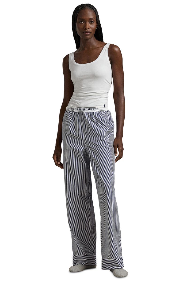 Polo Ralph Lauren Stripe Cotton Pajama Pants, Alternate, color, Polo Ralph Lauren Stripes