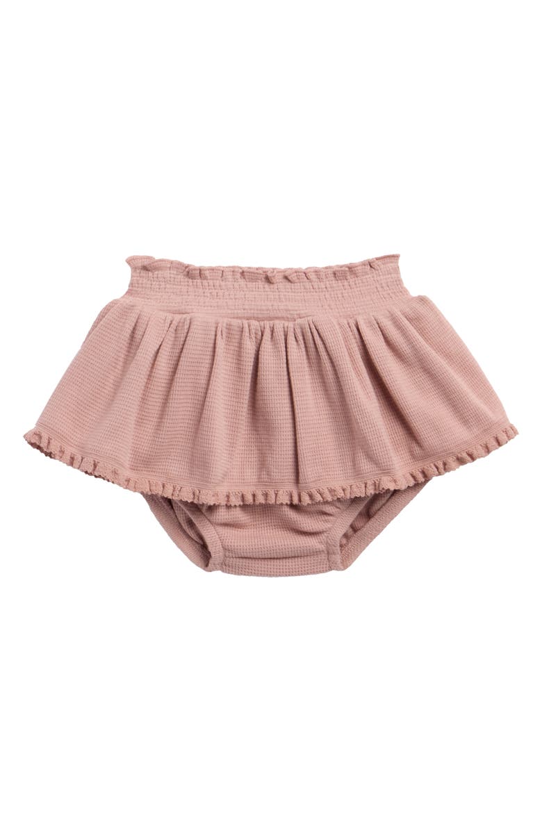 QUINCY MAE Organic Cotton Skirted Bloomer, Main, color, Mauve