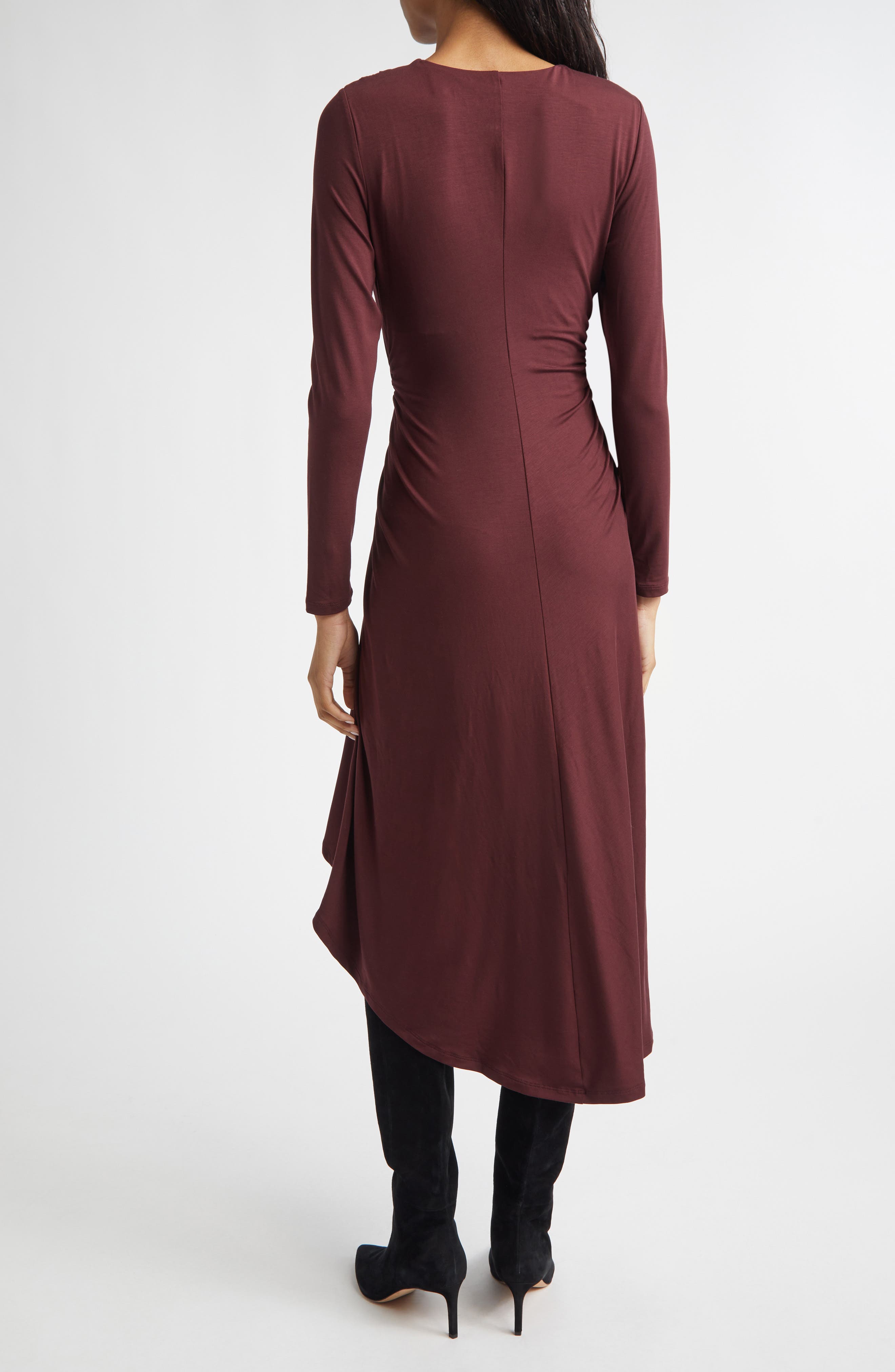 Theodora Ruched Midi Dress - image 2