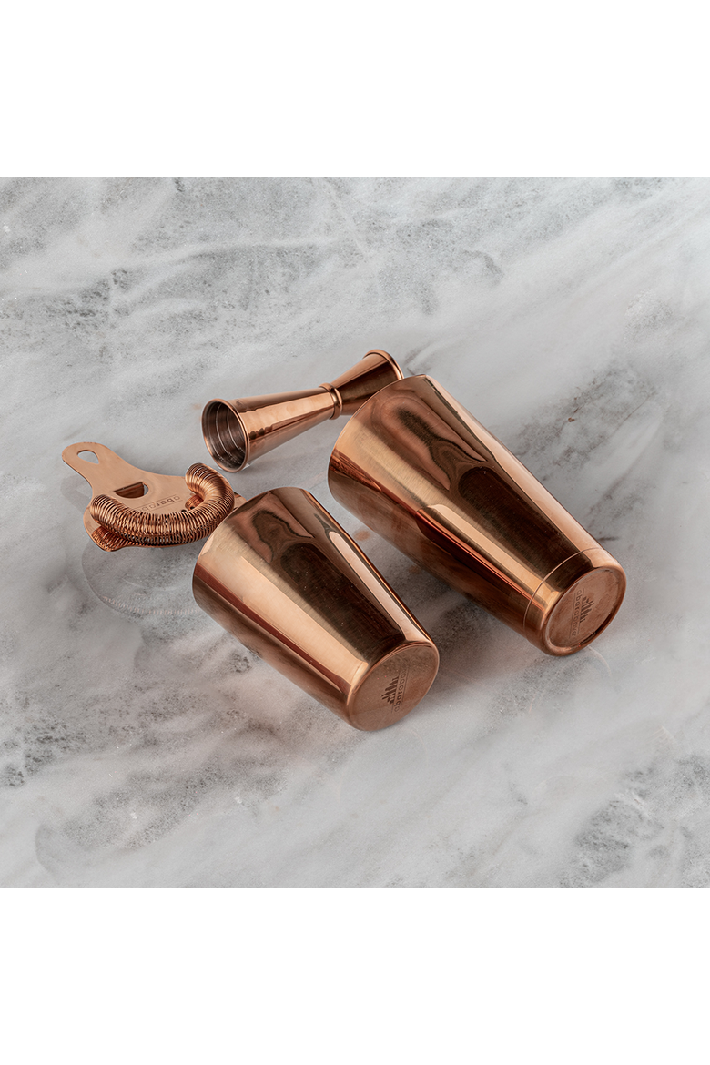 4-Piece Craft Bar Set, Antique Copper, Alternate, color, Antique Copper
