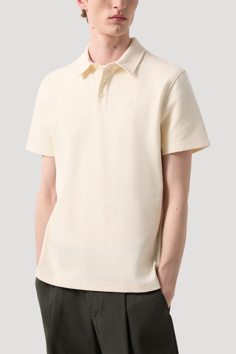 Salvo Polo Shirt, Alternate, color, Cream