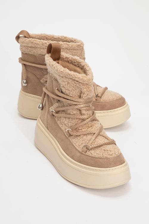  Dark Beige Faux Leather