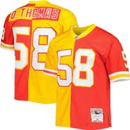 Mitchell & Ness Men's Mitchell & Ness Derrick Thomas Red/Gold Kansas City Chiefs 1994 Split Legacy Replica Jersey