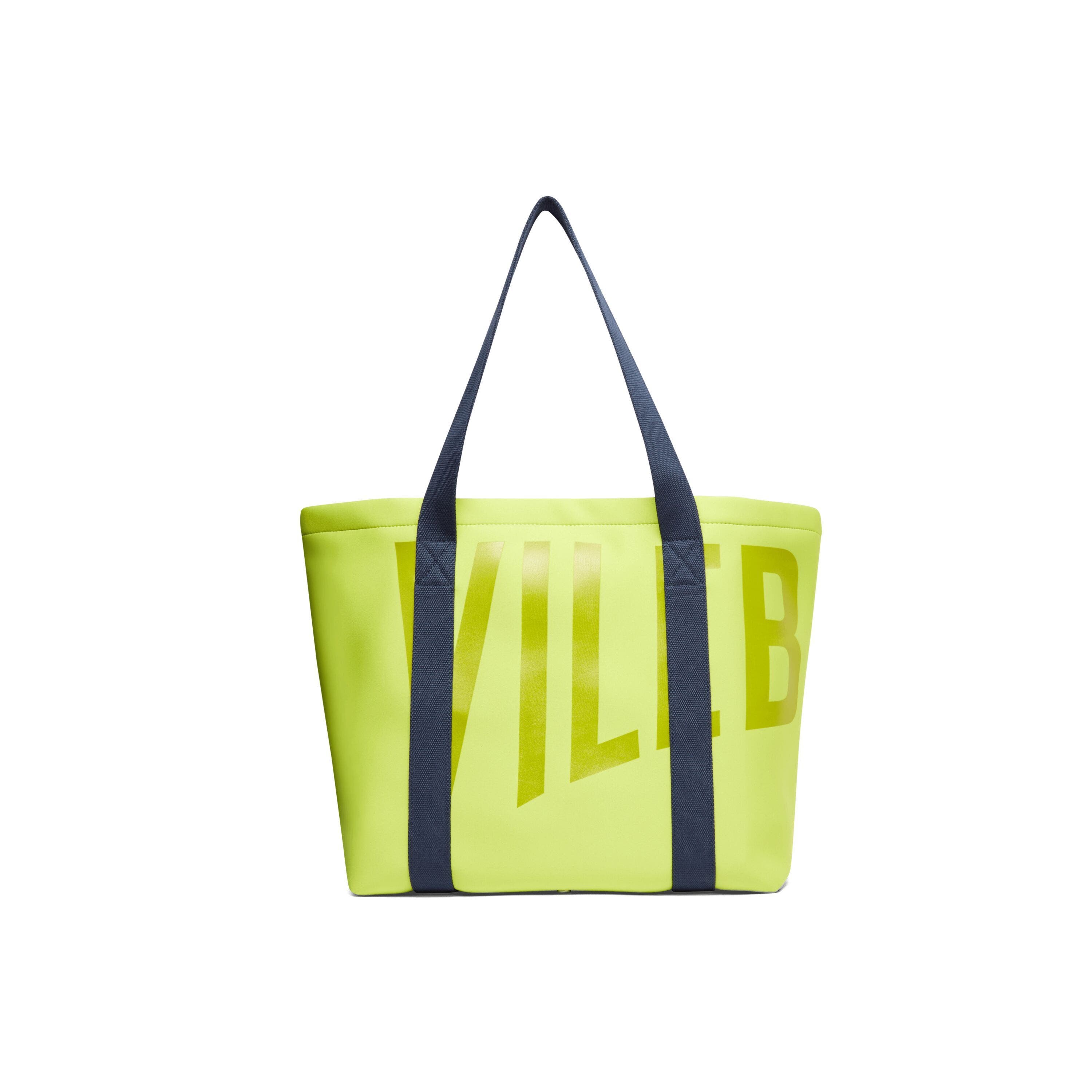 Vilebrequin Large Unisex Solid Neoprene Beach Bag, Main, color, Chartreuse