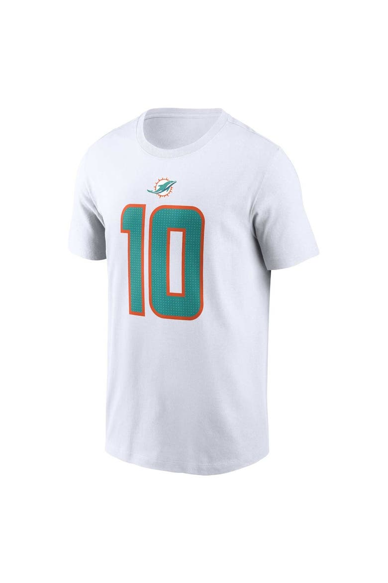 Men's Nike Tyreek Hill  White Miami Dolphins  Player Name & Number T-Shirt, Alternate, color, White
