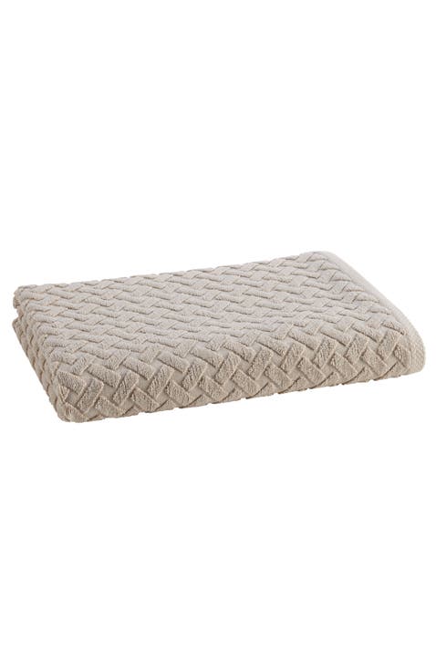 Trellis Textured Cotton Rayon Fibre Blend Soft Bath Sheets