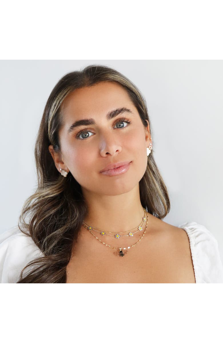 The Lovery Fine Jewelry Shimmer Chain Necklace, Alternate, color, Yellow Gold