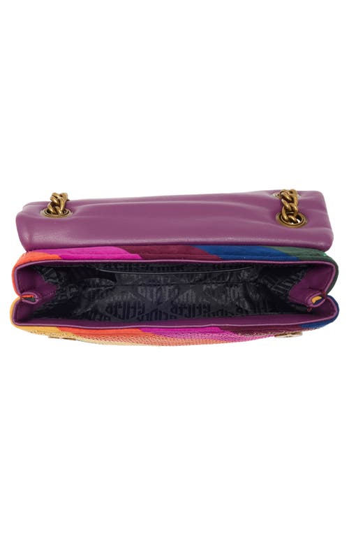 Kurt Geiger London Mini Kensington Stripe Convertible Shoulder Bag In Multi