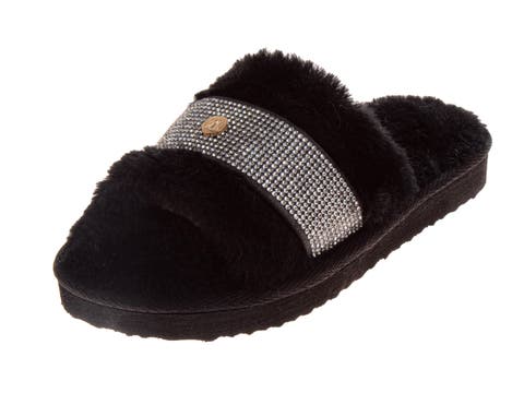 Womens Plush Slide Slippers