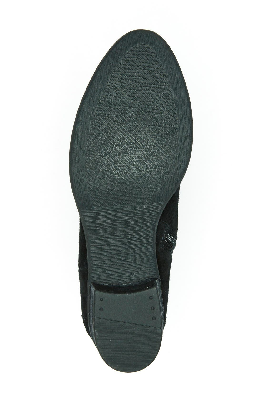'Mandy' Waterproof Bootie, Alternate, color, BLACK SUEDE