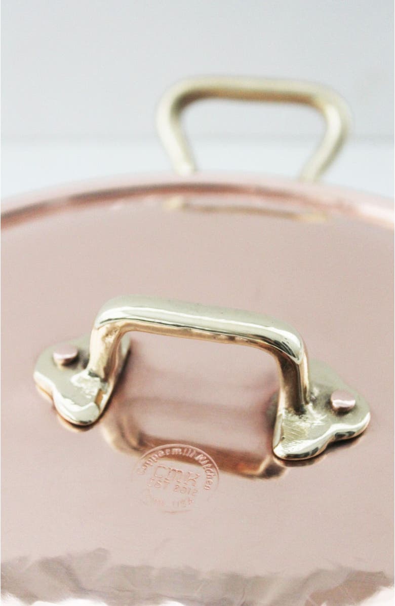 Coppermill Kitchen Vintage Inspired Copper Large Sauté Pan, Alternate, color, Copper