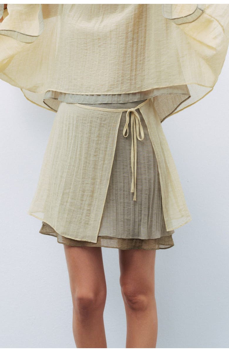 Nocturne Mini Skirt with Tie Detail, Main, color, 