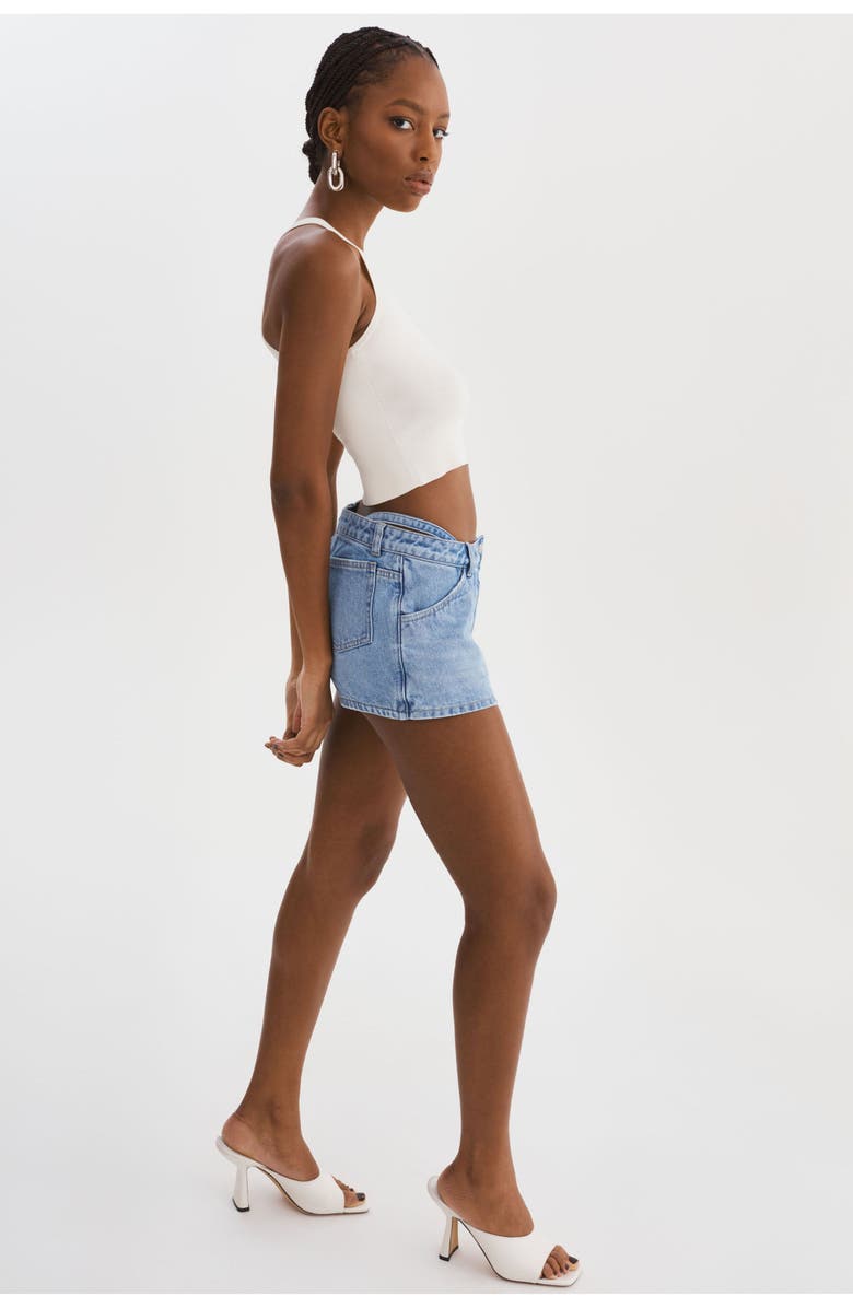 LAMARQUE Fantina | Denim Skort, Alternate, color, Light Blue Wash