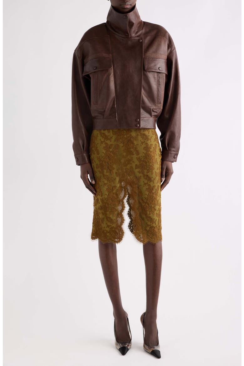 Cotton Blouson Jacket, Alternate, color, MARRON CLAIR