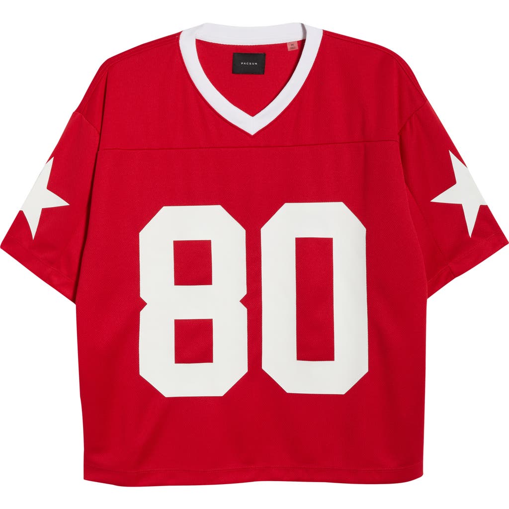 Pacsun All American Jersey T-shirt In Red