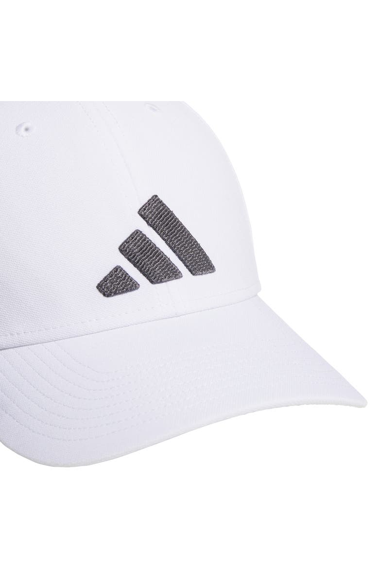 adidas Off Season Stretch Fit Baseball Cap, Alternate, color, White/Onix Grey