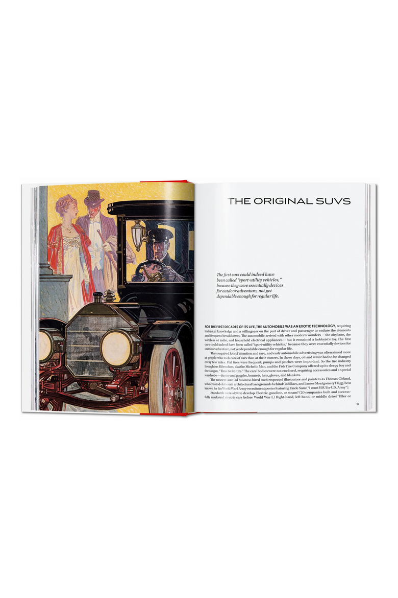 20th Century Classic Cars Book, Alternate, color, White