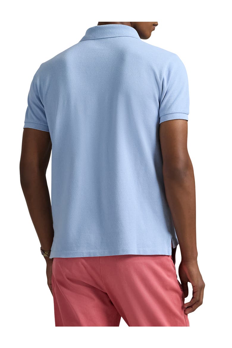 Big & Tall Big Pony Mesh Polo Shirt, Alternate, color, CHAMBRAY BLUE