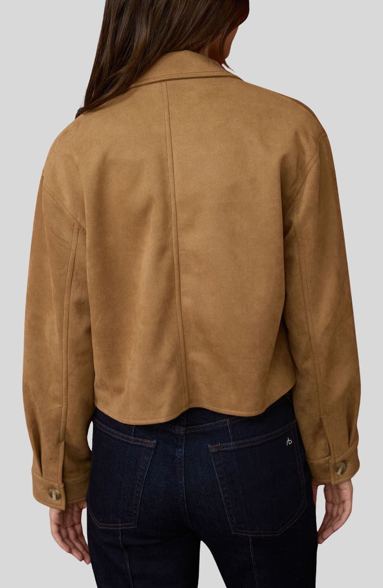 Blu Pepper Faux Suede Jacket, Alternate, color, Camel