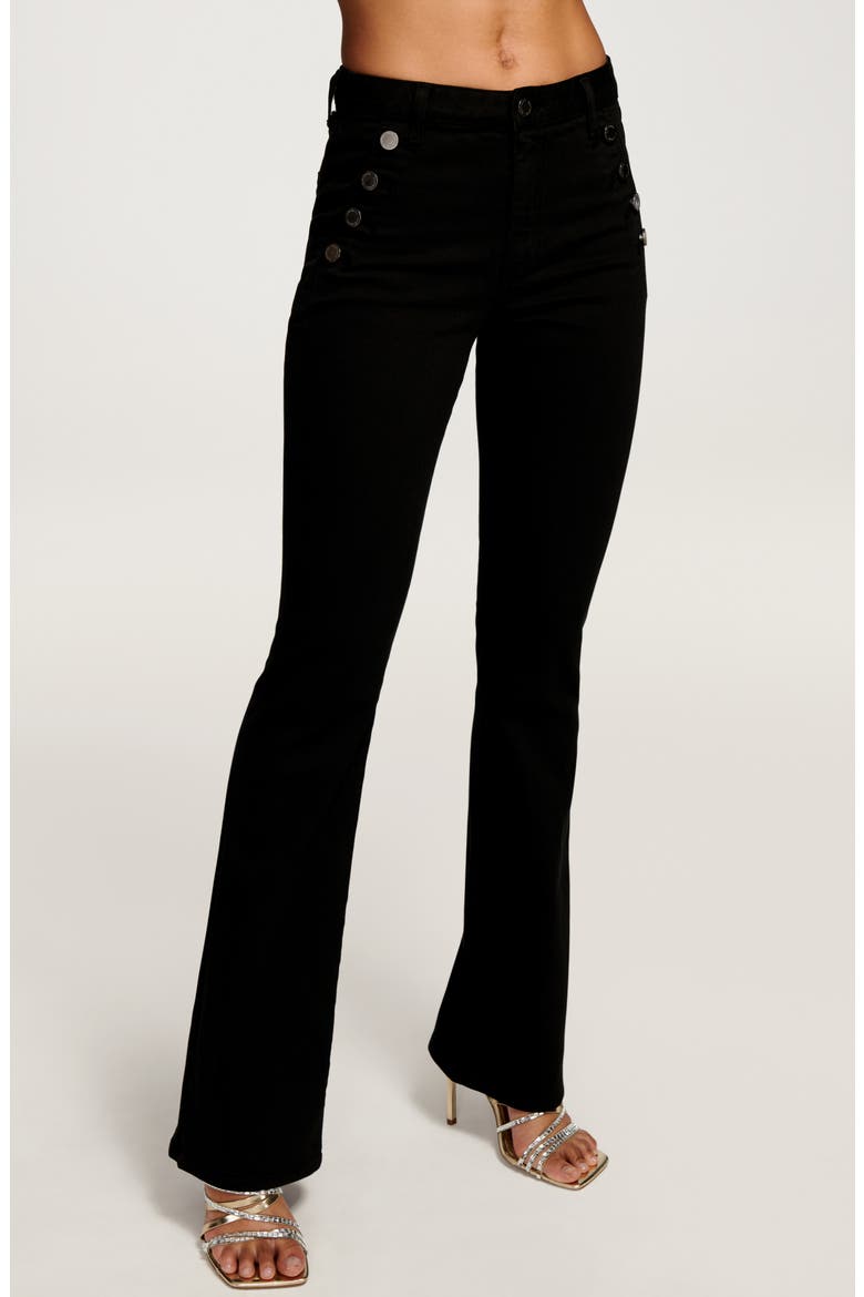 Helena Button Jeans, Main, color, BLACK