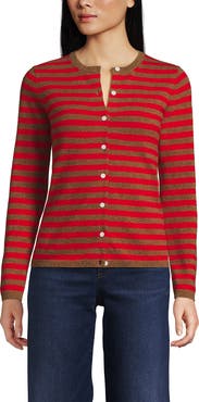Lands' End Cashmere Cardigan Sweater