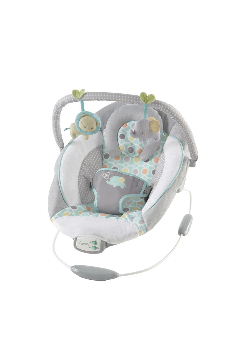 Soothing Baby Bouncer with Vibrating Infant Seat, Main, color, GREY