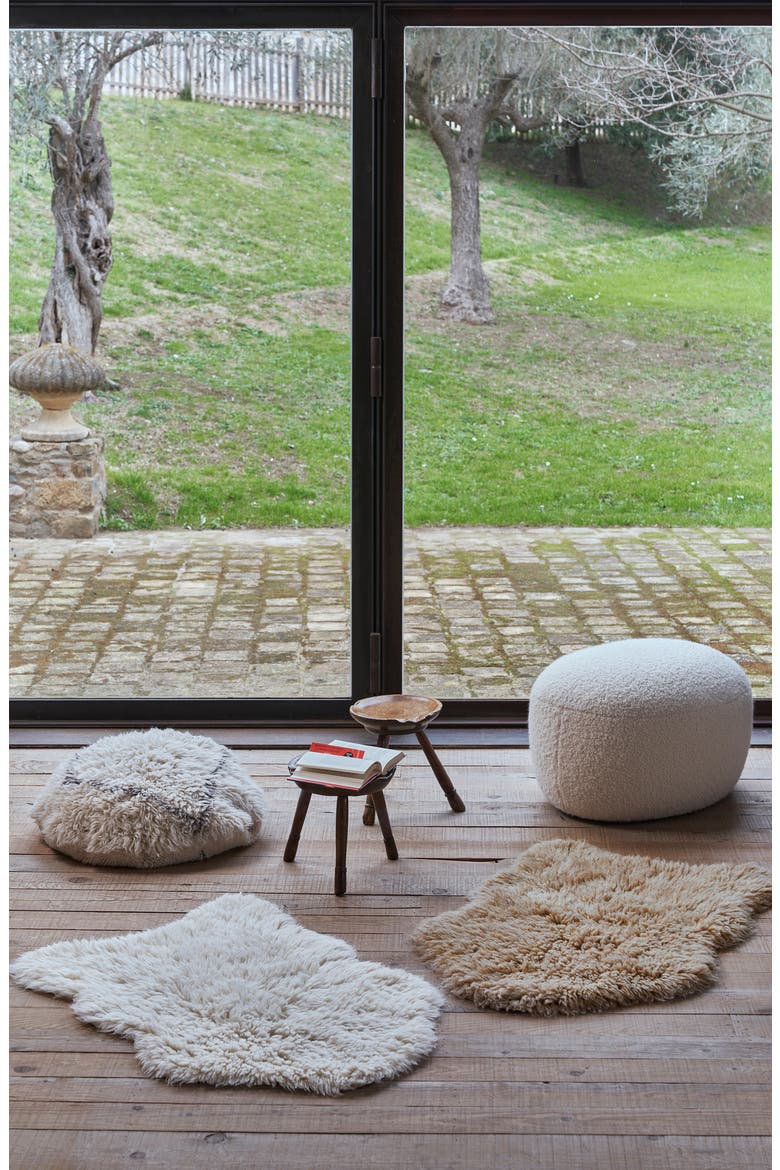 Woolly Woolable Washable Wool Rug, Alternate, color, BEIGE