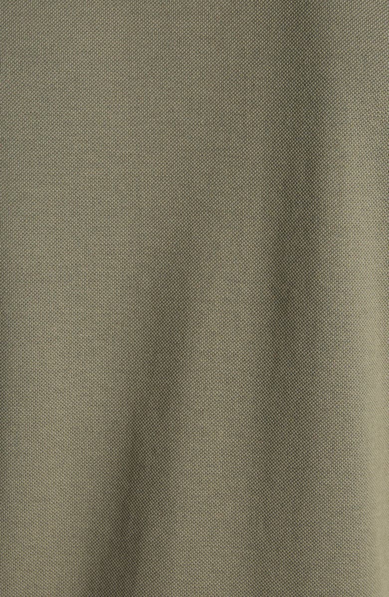 Moncler Logo Patch Cotton Polo, Alternate, color, Dusty Olive