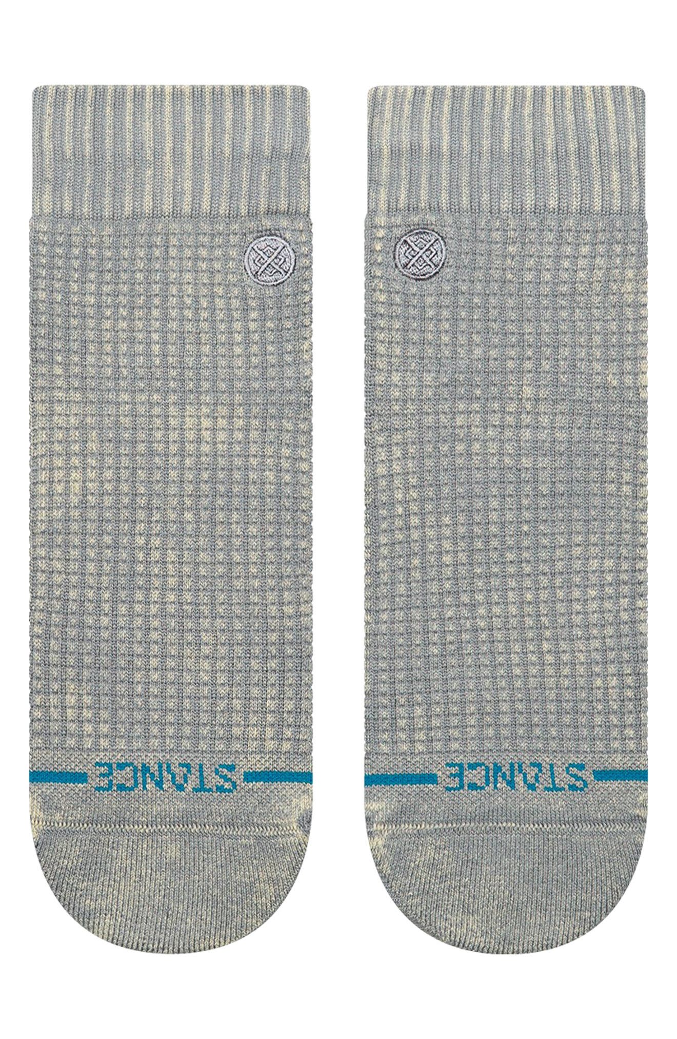 Stance Solid Waffle Quarter Socks (Women) | Nordstrom